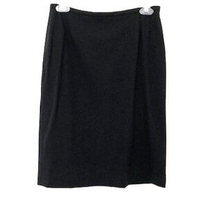 𝅺GIORGIO Armani Black Wool Pencil Skirt